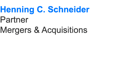 Henning C. Schneider Partner Mergers & Acquisitions