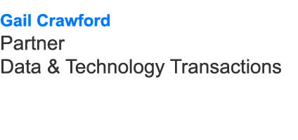 Gail Crawford Partner Data & Technology Transactions
