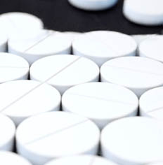 Process of production of pills, tablets  Industrial pharmaceutical concept  Factory equipment and machine  Steel  3d rendering