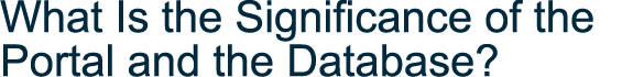 What Is the Significance of the Portal and the Database 