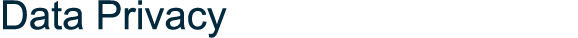 Data Privacy
