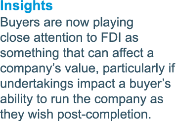 Insights Buyers are now playing close attention to FDI as something that can affect a company s value, particularly i   