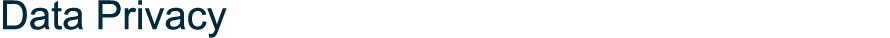 Data Privacy